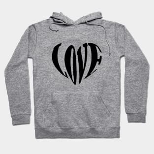 Heart T-shirt Hoodie